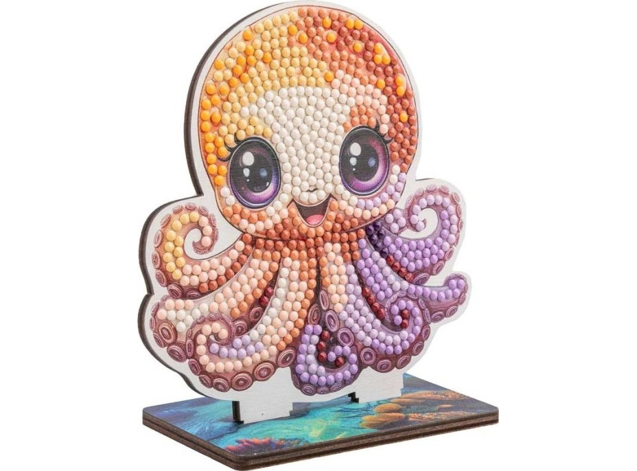 CRYSTAL ART Diamantové malování Oceán: Chobotnice