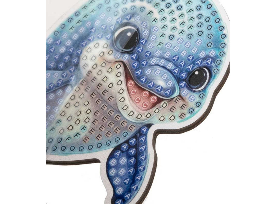 CRYSTAL ART Diamantové malování Oceán: Delfín
