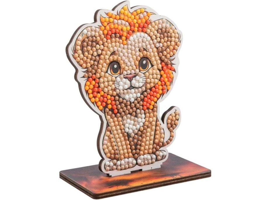 CRYSTAL ART Diamantové malování Safari: Lev