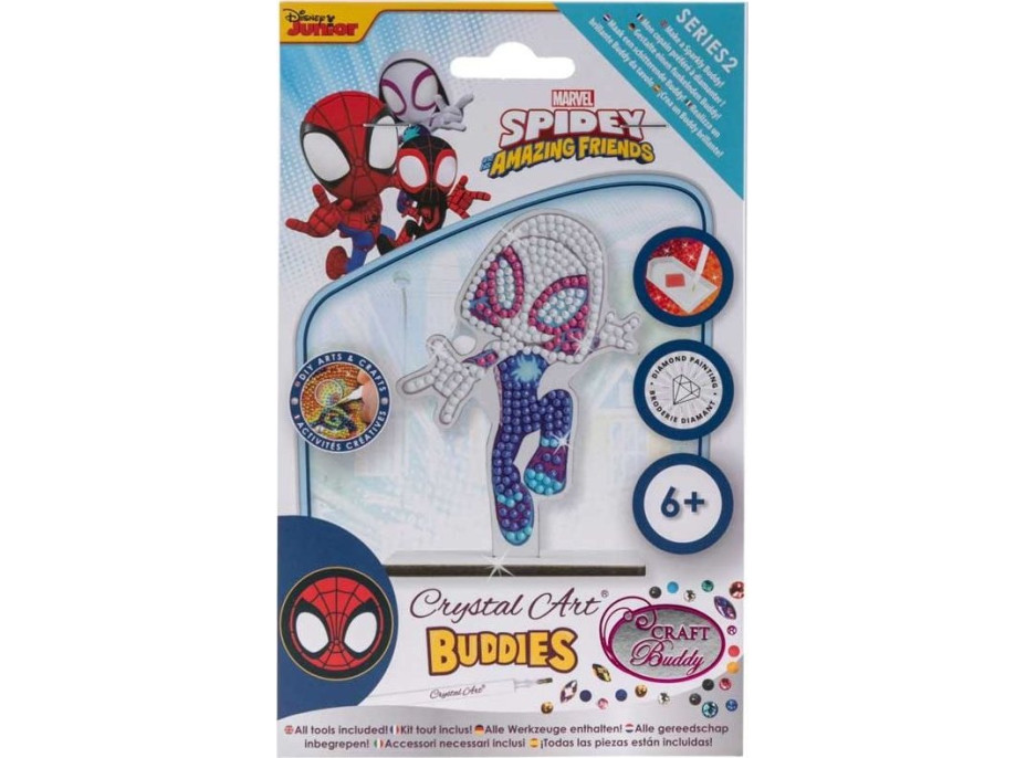 CRYSTAL ART Diamantové malování Spiderman: Ghost Spider