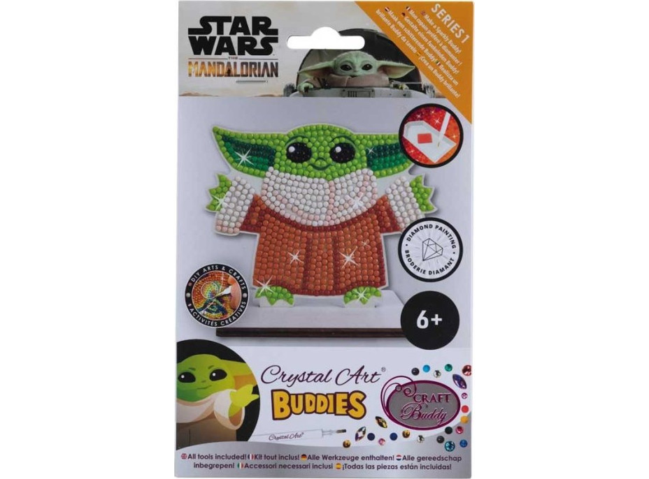 CRYSTAL ART Diamantové malování Star Wars: Grogu
