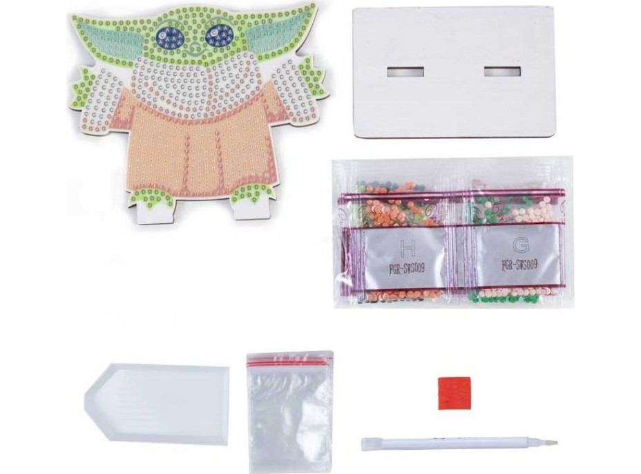 CRYSTAL ART Diamantové malování Star Wars: Grogu