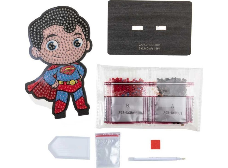 CRYSTAL ART Diamantové malování Superhrdinové: Superman
