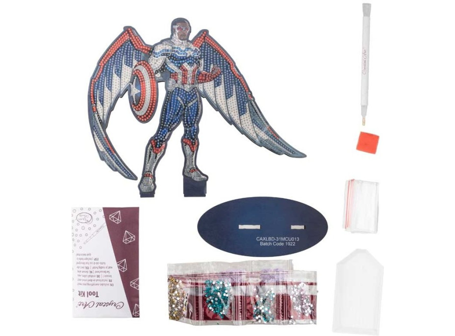 CRYSTAL ART Diamantové malování XL Avengers: Falcon