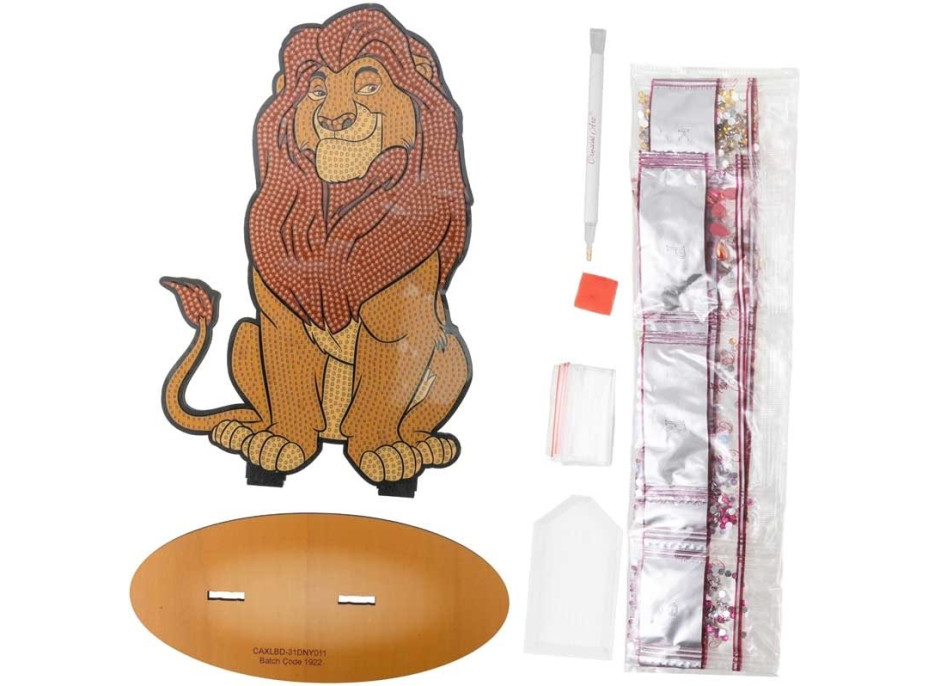 CRYSTAL ART Diamantové malování XL Lví král: Mufasa