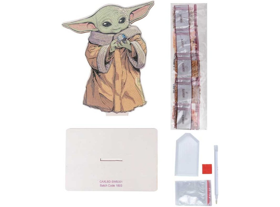 CRYSTAL ART Diamantové malování XL Star Wars: Grogu