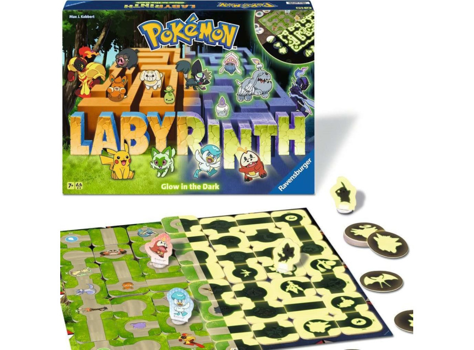 RAVENSBURGER Hra Labyrinth Pokémon Svítící