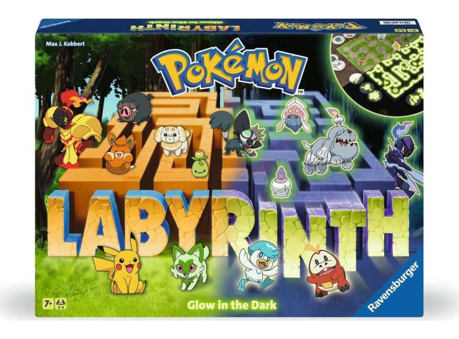 RAVENSBURGER Hra Labyrinth Pokémon Svítící