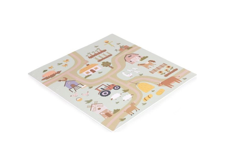 ECOTOYS Pěnové puzzle Statek s okraji