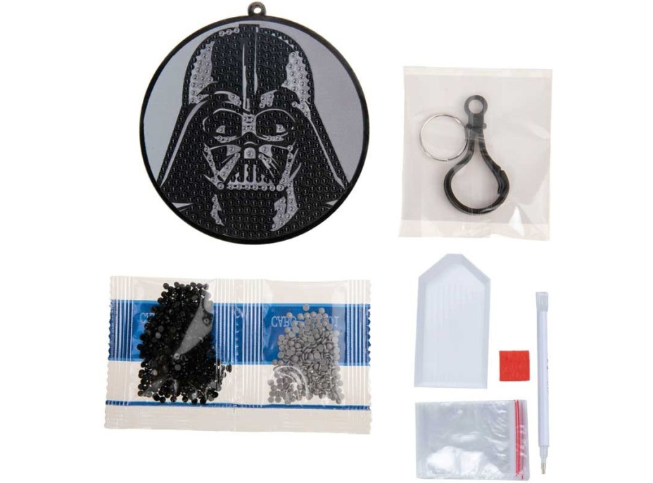 CRYSTAL ART Přívěšek Darth Wader