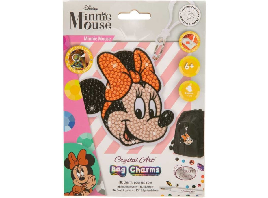CRYSTAL ART Přívěšek Minnie