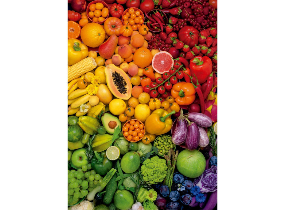 EDUCA Puzzle Barevné vitamíny 1000 dílků