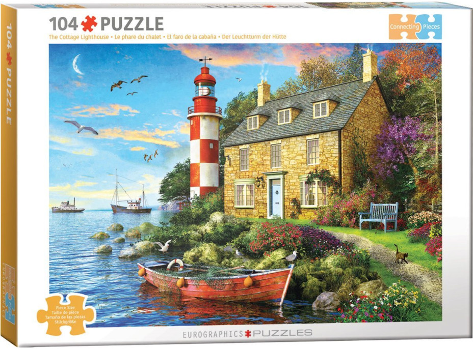 EUROGRAPHICS Puzzle Chata u majáku 104 dílků