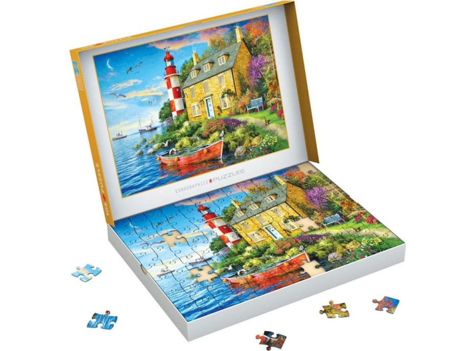 EUROGRAPHICS Puzzle Chata u majáku 104 dílků