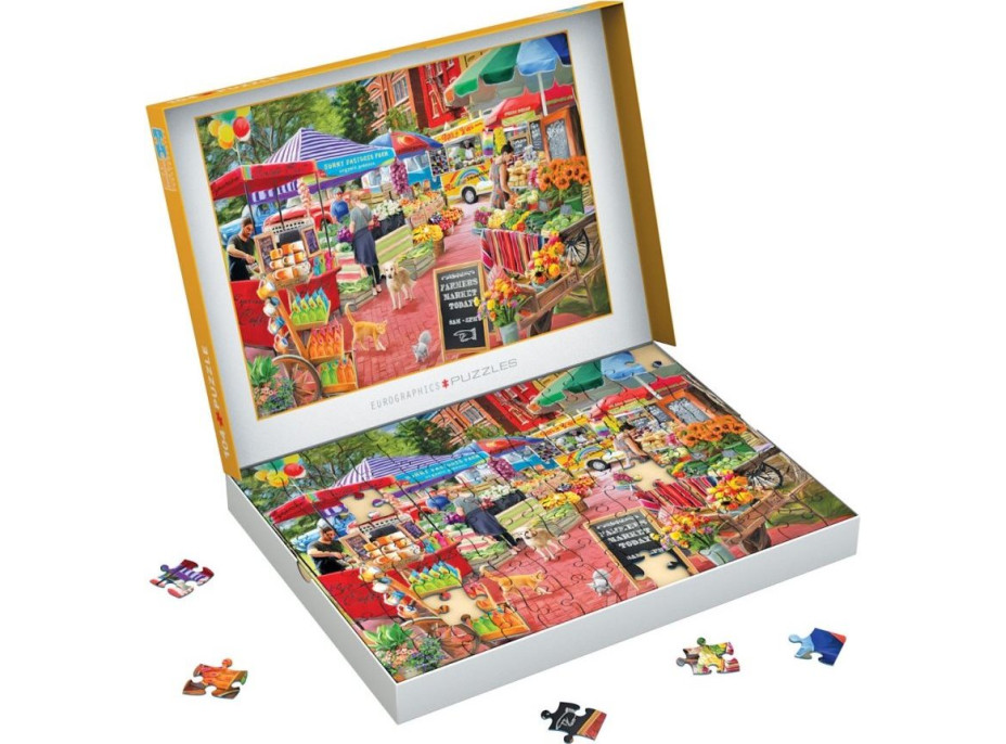 EUROGRAPHICS Puzzle Den na farmářském trhu 104 dílků