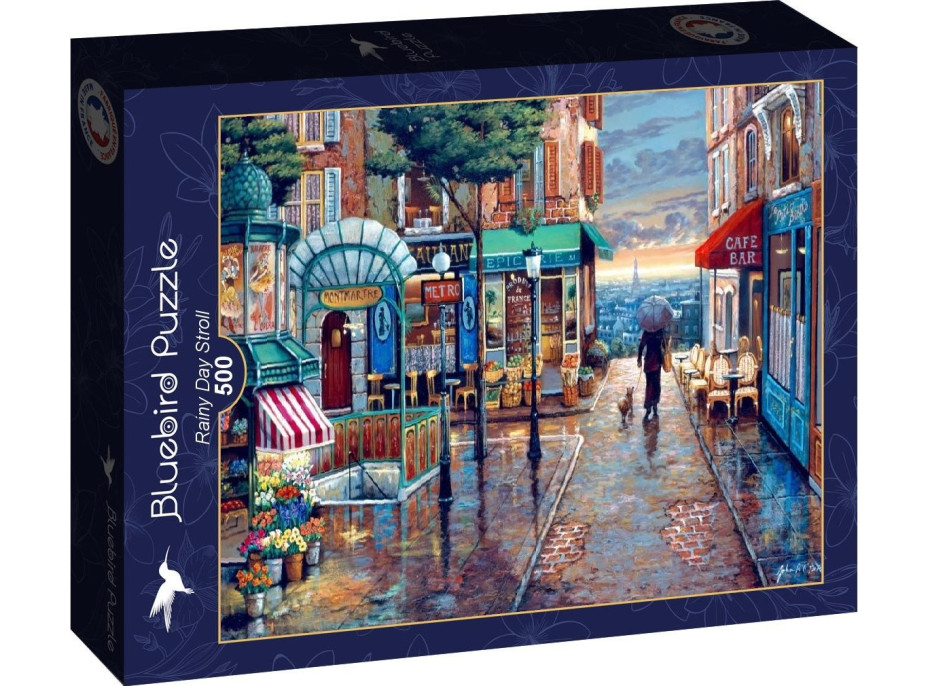 BLUEBIRD Puzzle Deštivá denní procházka 500 dílků