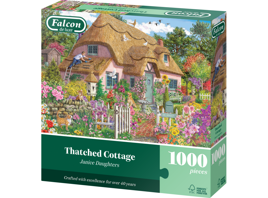 FALCON Puzzle Došková chalupa 1000 dílků