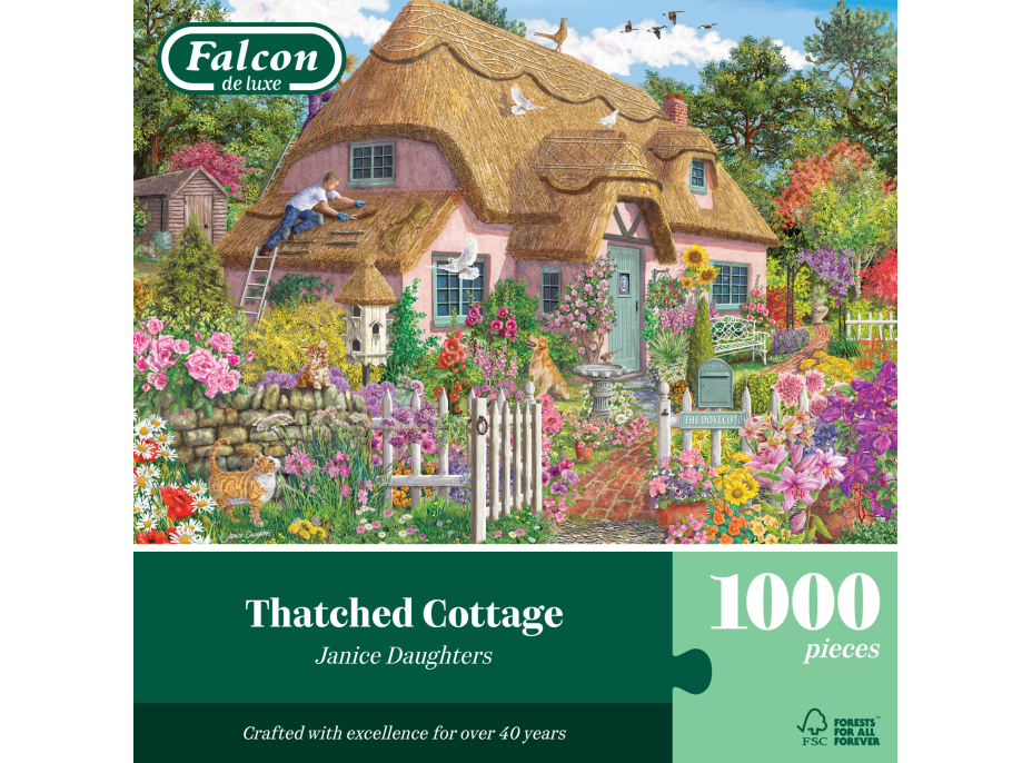 FALCON Puzzle Došková chalupa 1000 dílků