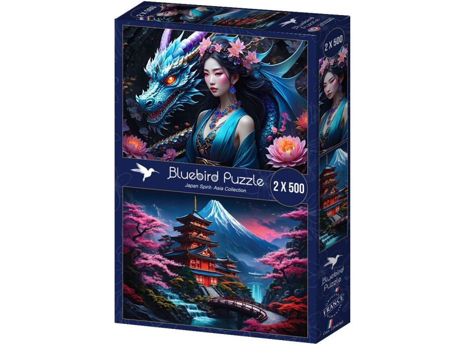 BLUEBIRD Puzzle Duch Japonska 2x500 dílků