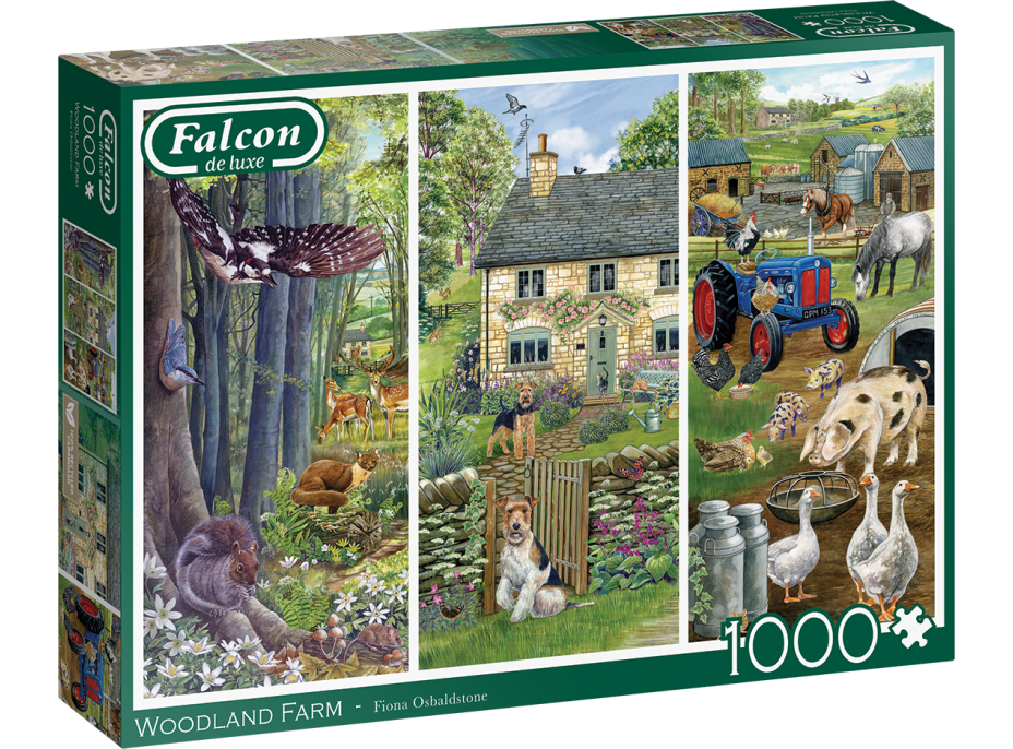 FALCON Puzzle Farma Woodland 1000 dílků