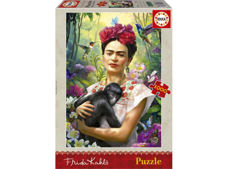 EDUCA Puzzle Frida Kahlo 1000 dílků