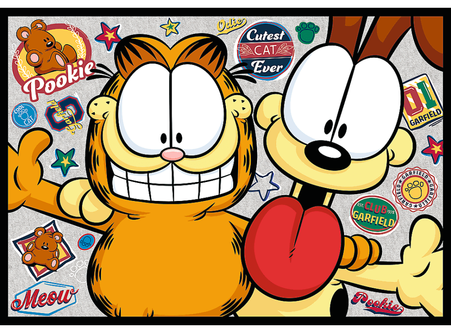 TREFL Puzzle Garfield nemá rád pondělí 4x250 dílků