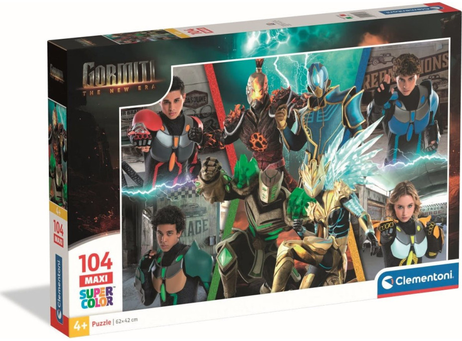 CLEMENTONI Puzzle Gormiti: Tým MAXI 104 dílků
