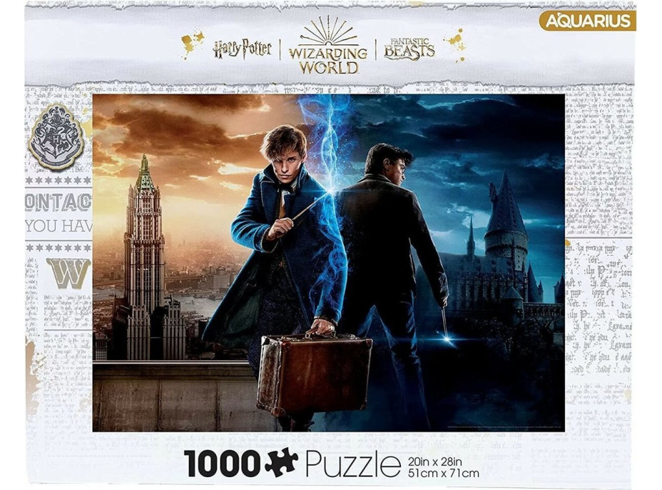AQUARIUS Puzzle Harry Potter: Fantastická zvířata 1000 dílků