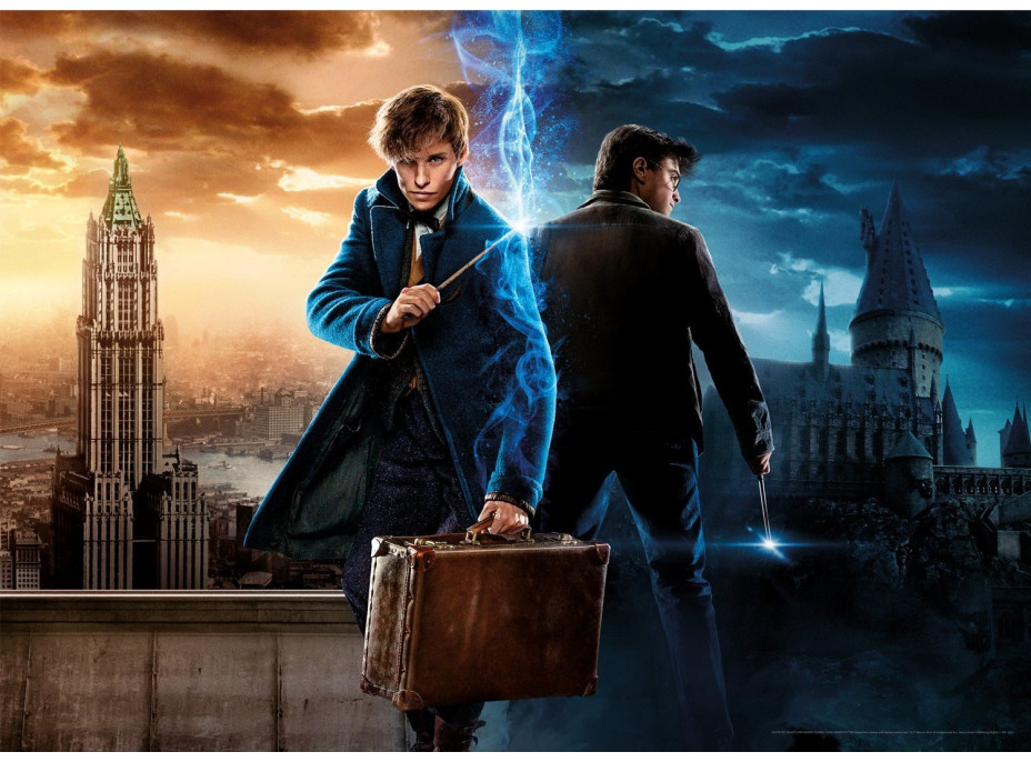 AQUARIUS Puzzle Harry Potter: Fantastická zvířata 1000 dílků