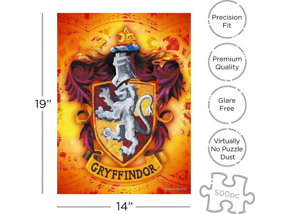 AQUARIUS Puzzle Harry Potter: Nebelvír 500 dílků