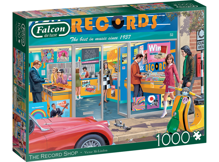 FALCON Puzzle Hudební obchod 1000 dílků