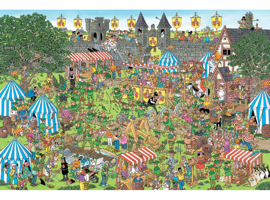 JUMBO Puzzle JvH Festival Robina Hooda 1500 dílků