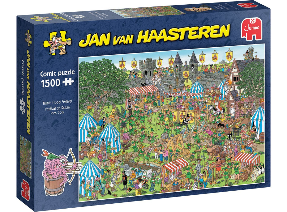 JUMBO Puzzle JvH Festival Robina Hooda 1500 dílků