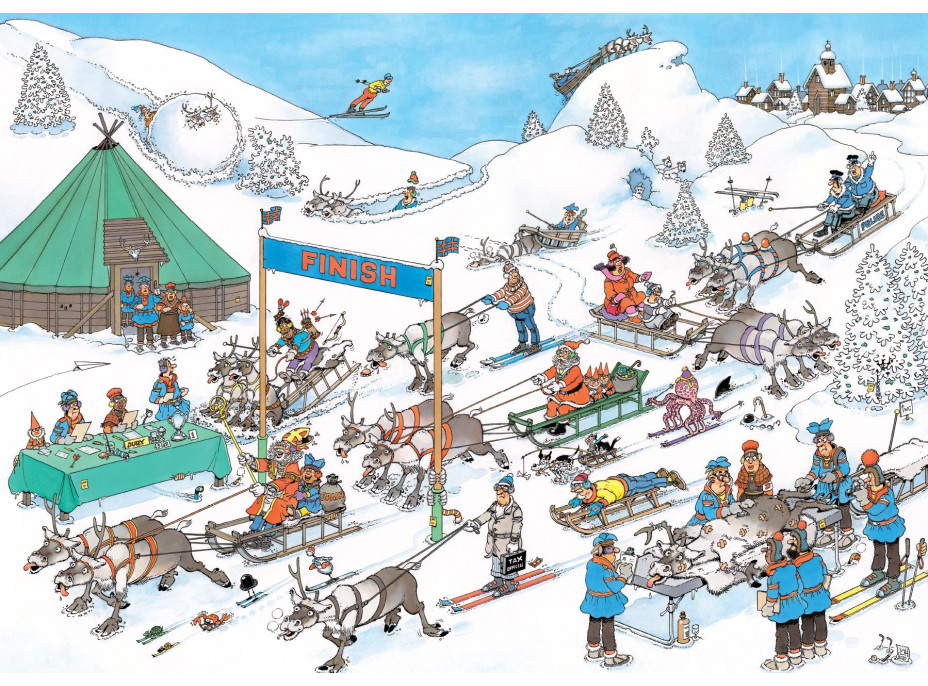 JUMBO Puzzle JvH Sobí závody 500 dílků