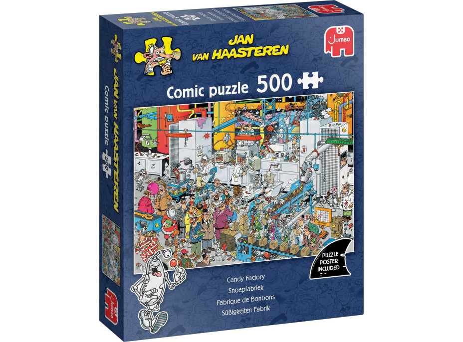 JUMBO Puzzle JvH Továrna na sladkosti 500 dílků
