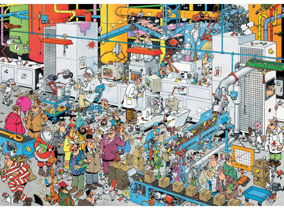 JUMBO Puzzle JvH Továrna na sladkosti 500 dílků