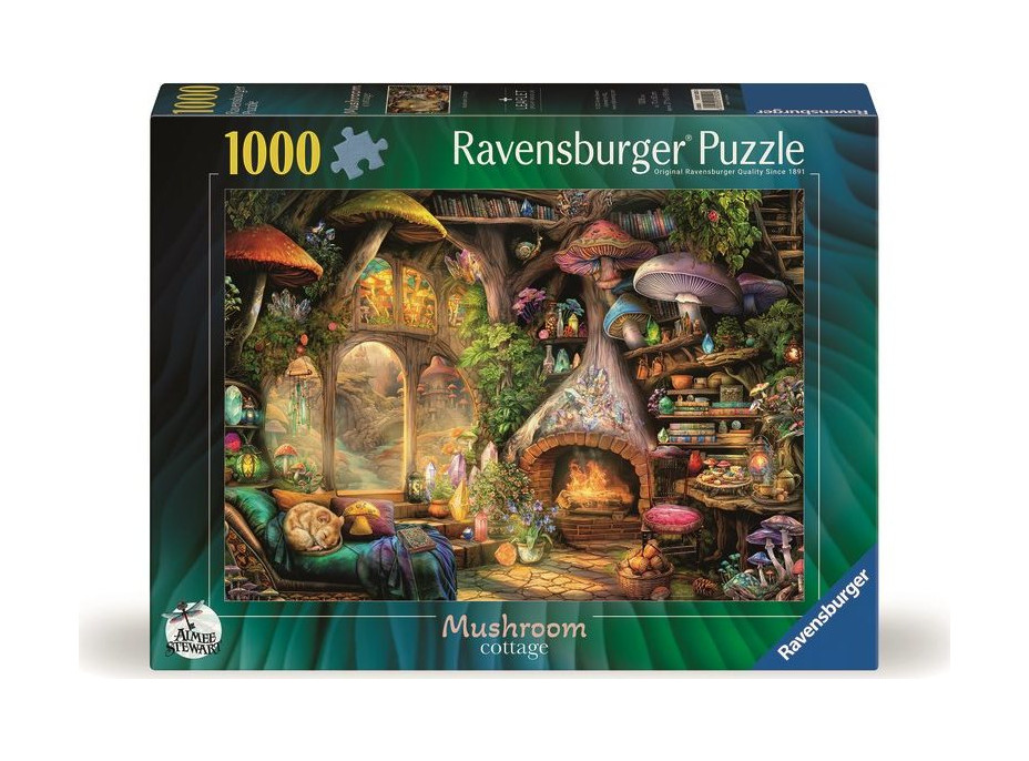 RAVENSBURGER Puzzle Houbová chaloupka 1000 dílků