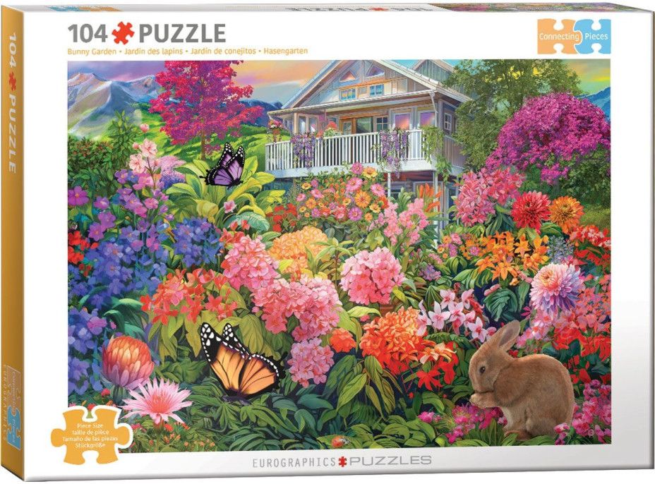 EUROGRAPHICS Puzzle Králičí zahrada 104 dílků