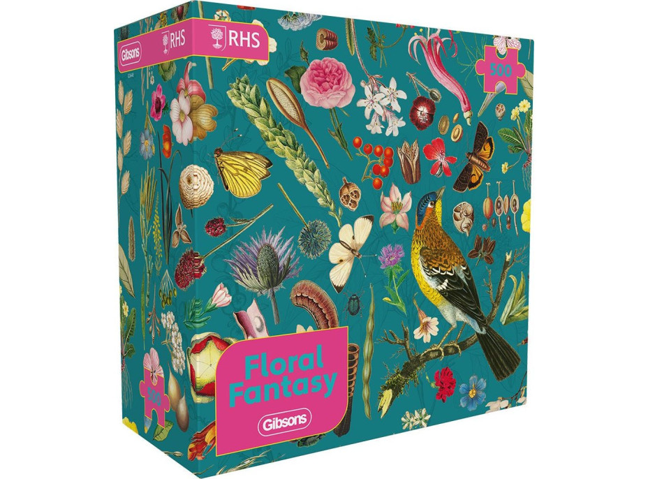 GIBSONS Puzzle Květinová fantazie 500 dílků