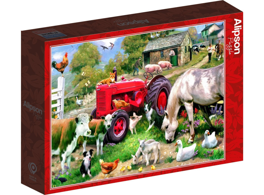ALIPSON Puzzle Na farmě 1000 dílků