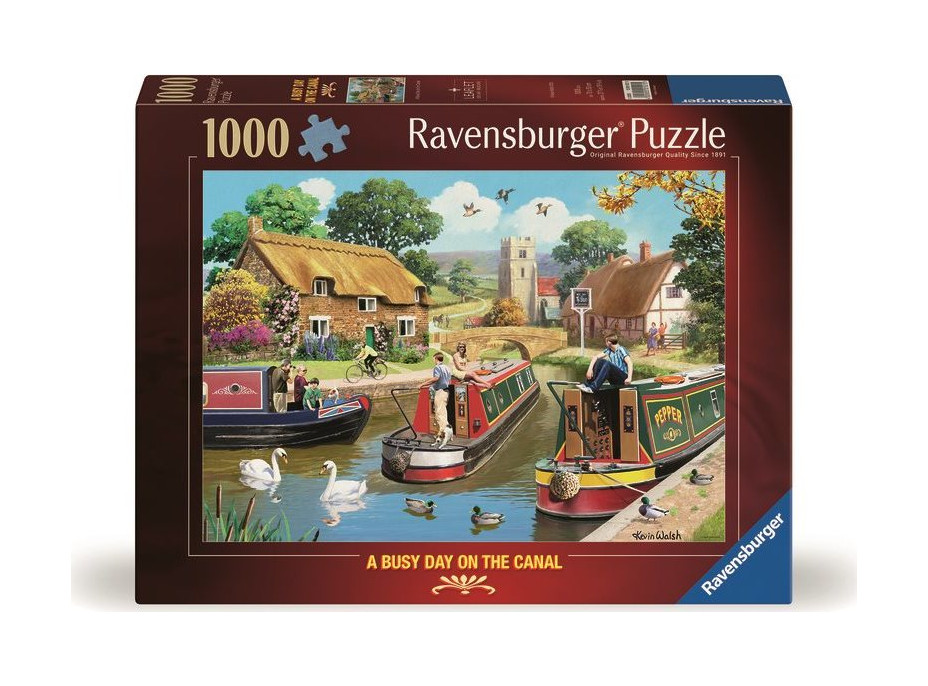 RAVENSBURGER Puzzle Poklidná plavba 1000 dílků