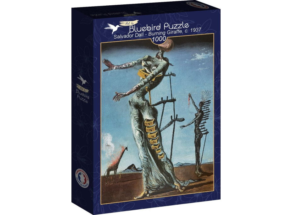 BLUEBIRD Puzzle Salvador Dalí - Hořící žirafa 1000 dílků