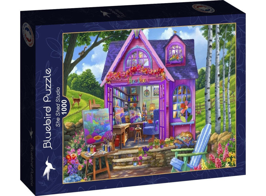 BLUEBIRD Puzzle Studio v chatě 1000 dílků