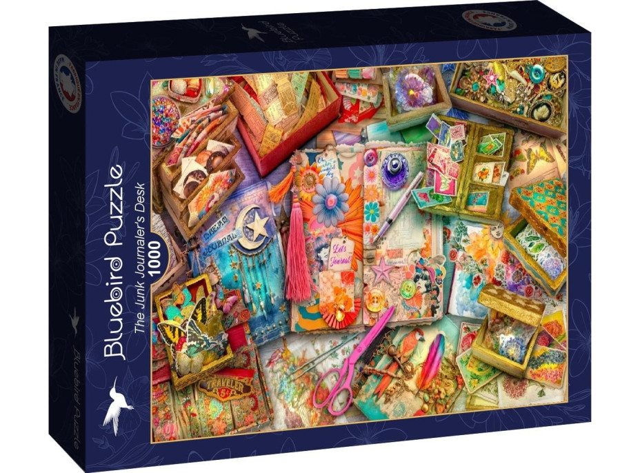 BLUEBIRD Puzzle Stůl tvůrce deníků 1000 dílků