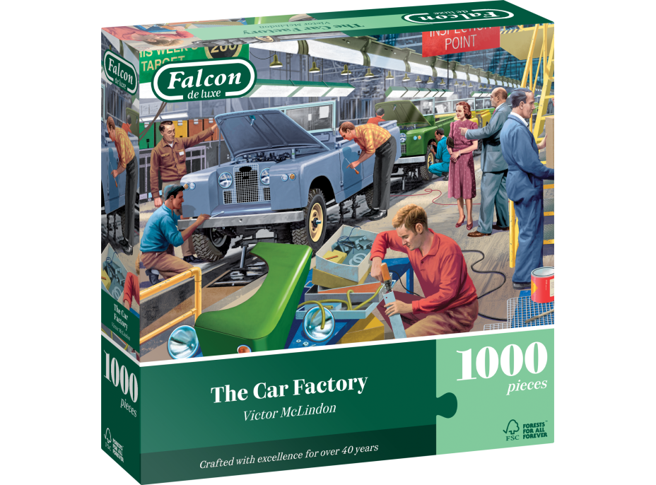 FALCON Puzzle Továrna na výrobu automobilů 1000 dílků
