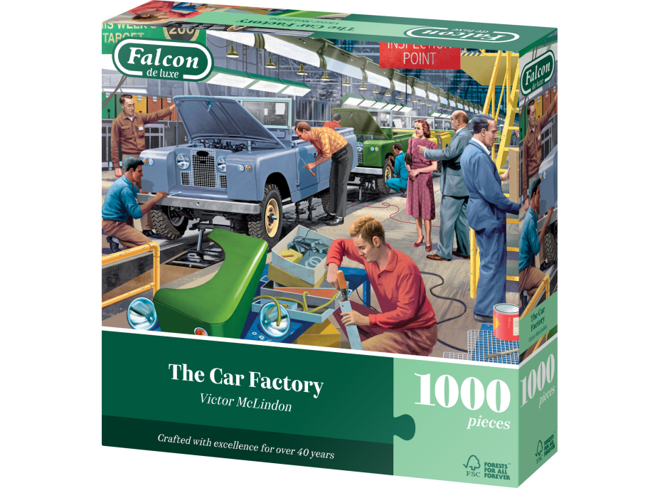 FALCON Puzzle Továrna na výrobu automobilů 1000 dílků