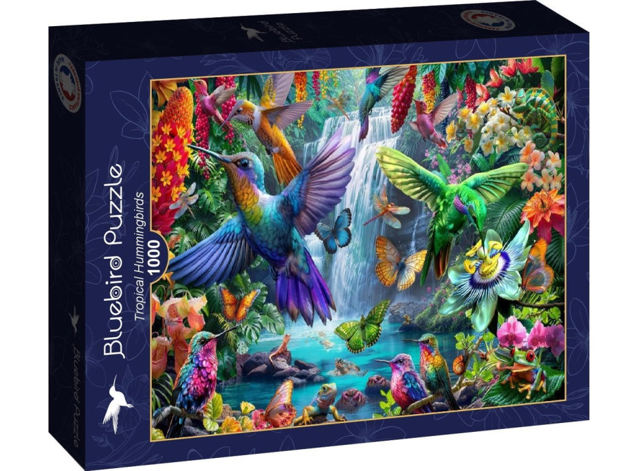 BLUEBIRD Puzzle Tropičtí kolibříci 1000 dílků
