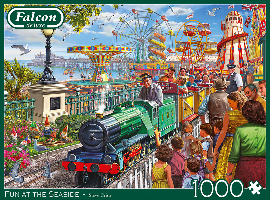 FALCON Puzzle Zábava na molu 1000 dílků