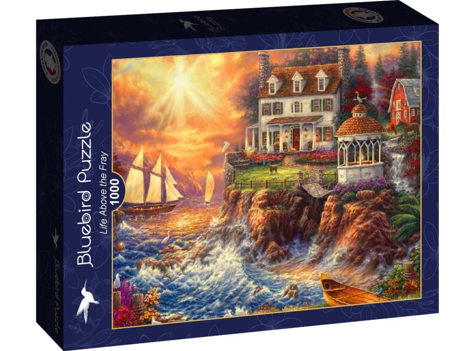 BLUEBIRD Puzzle Život nad rozbouřeným mořem 1000 dílků