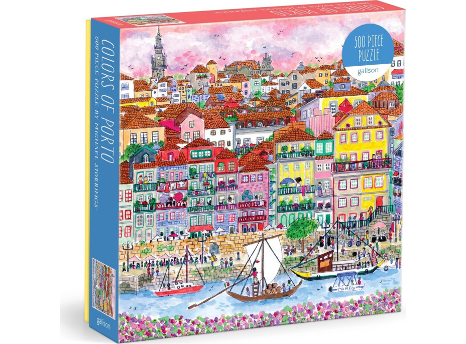 GALISON Čtvercové puzzle Barvy Porta 500 dílků